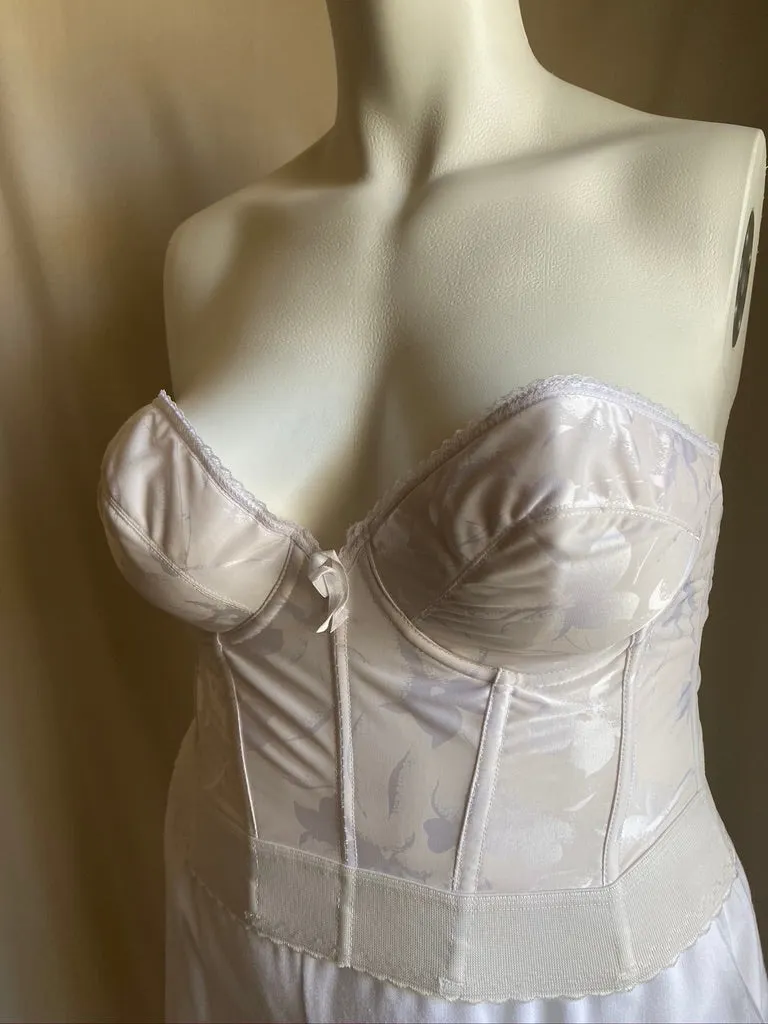 White Satin Bustier