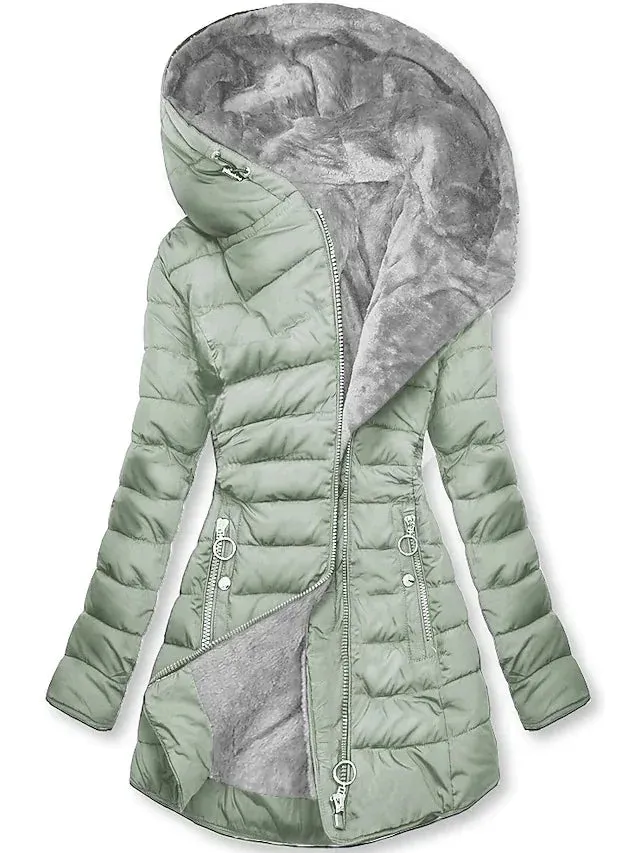 Winter Clothing Hooded Thicked Fashion Korean Jackets Tops Slim Fit Warm Parkas 2025 Ropa Mujer Casual Streetwear Coat for Women