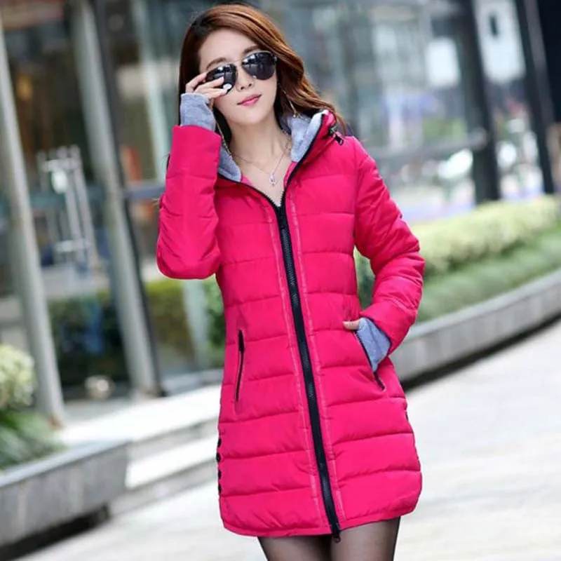 Winter Jacket Women Cotton Padded Coat Parkas For Women Winter Manteau Femme Casual Fashion BB0008
