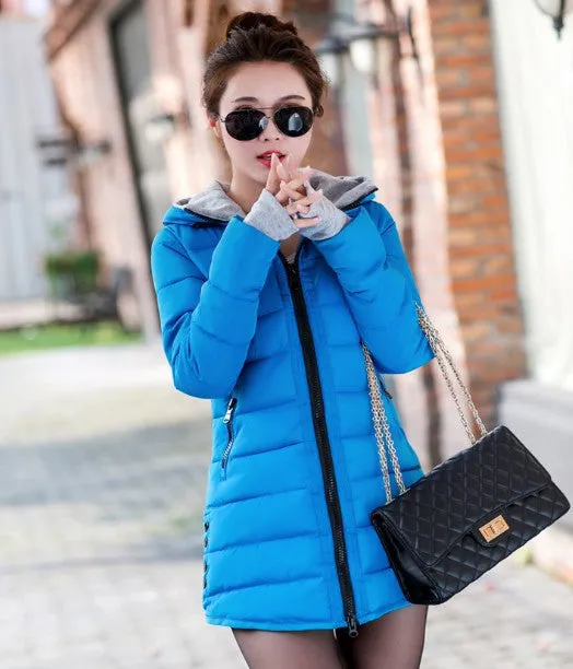 Winter Jacket Women Cotton Padded Coat Parkas For Women Winter Manteau Femme Casual Fashion BB0008