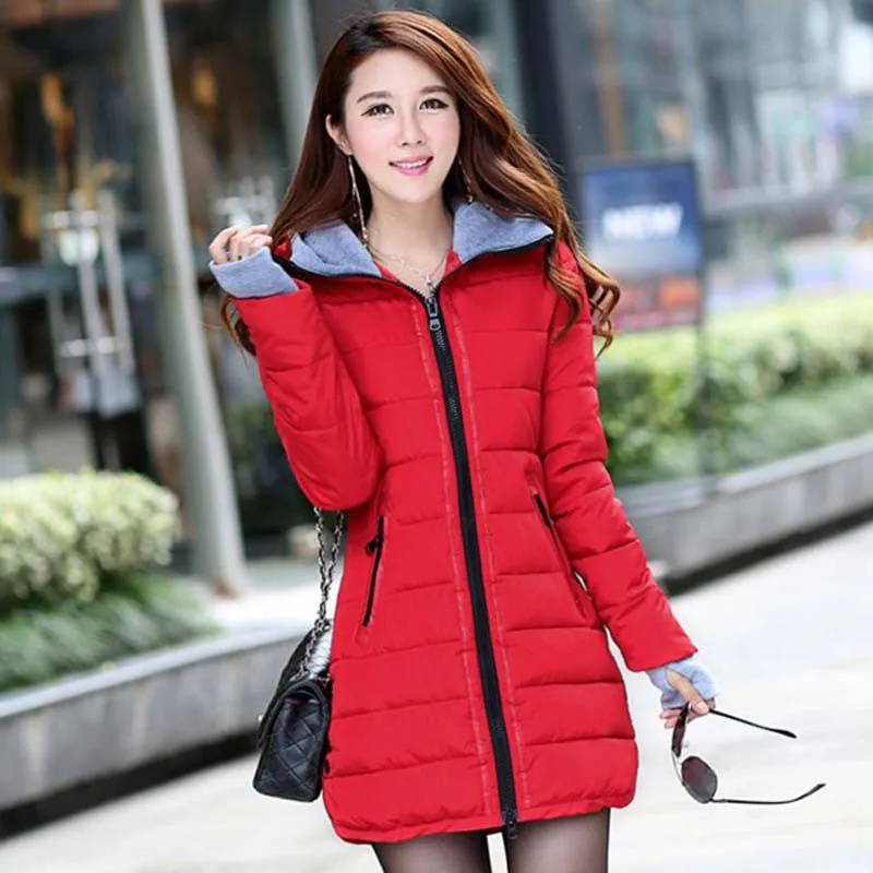 Winter Jacket Women Cotton Padded Coat Parkas For Women Winter Manteau Femme Casual Fashion BB0008