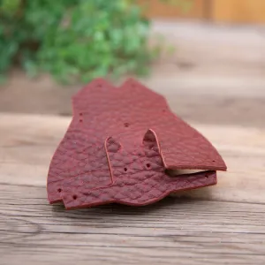 Wolf Leather Animal Keychain Kits
