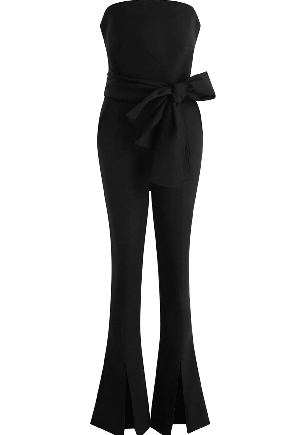 Woman In Black Jumpsuit