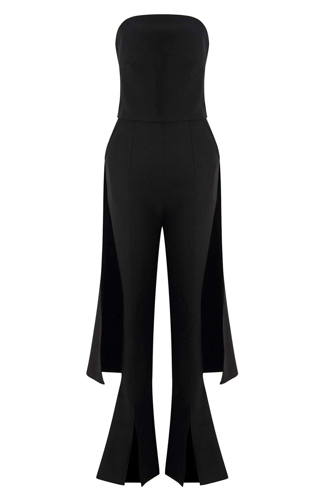 Woman In Black Jumpsuit