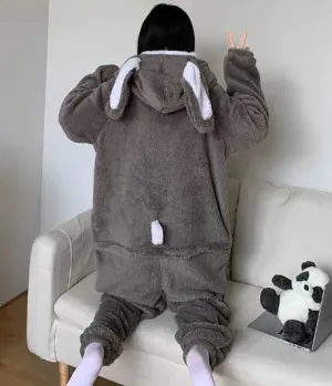 women fleece Bunny Pajamas
