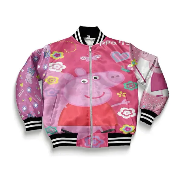 Women pink peppa pig Bomber