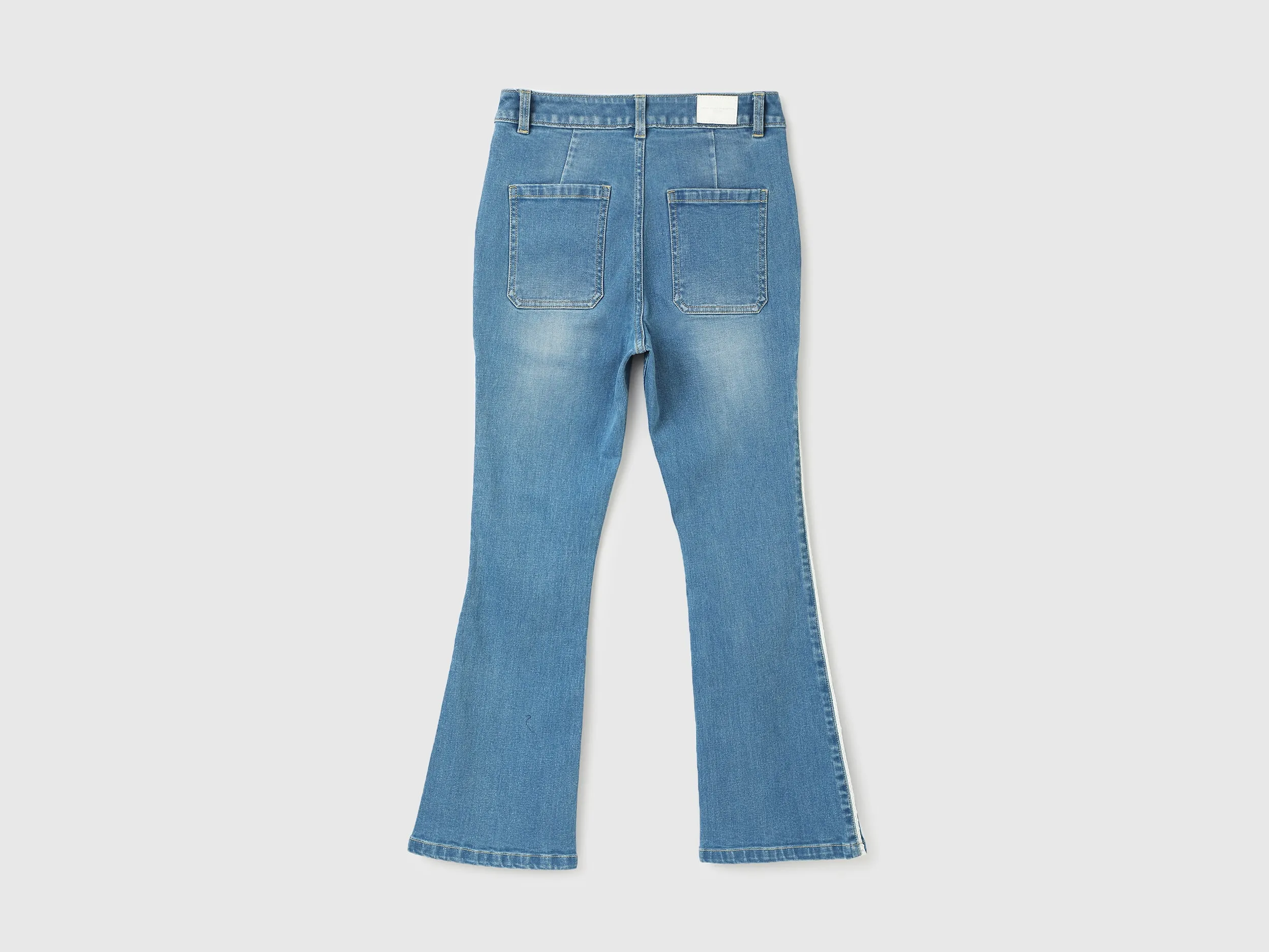 Women Solid Bootleg Jeans