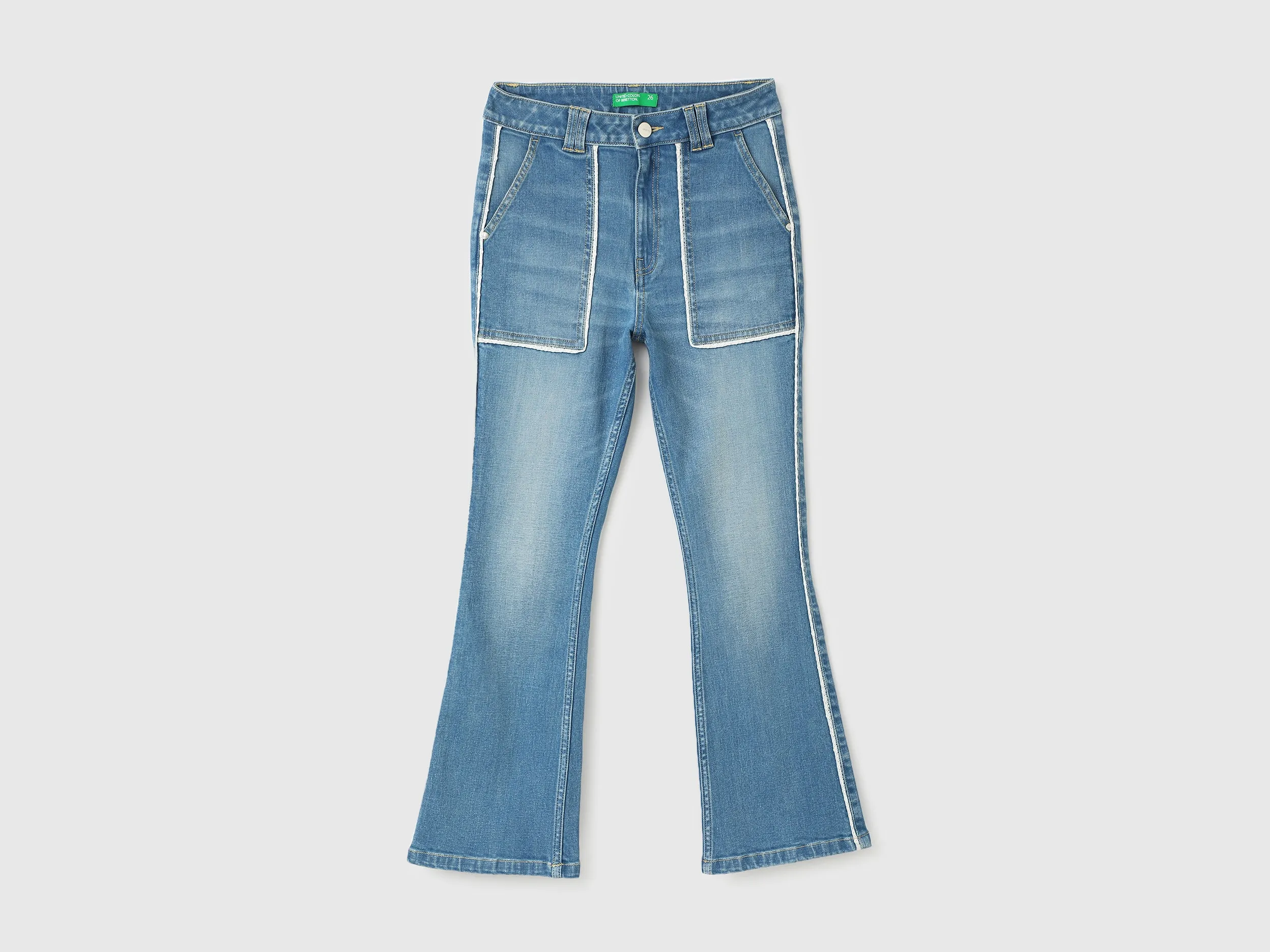 Women Solid Bootleg Jeans