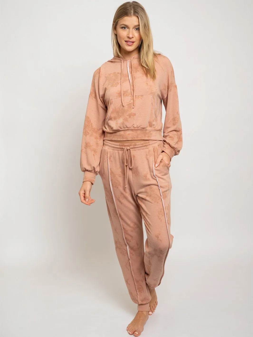 WOMEN'S 2PC. LOUNGE WEAR TIE DYE SET