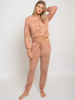 WOMEN'S 2PC. LOUNGE WEAR TIE DYE SET