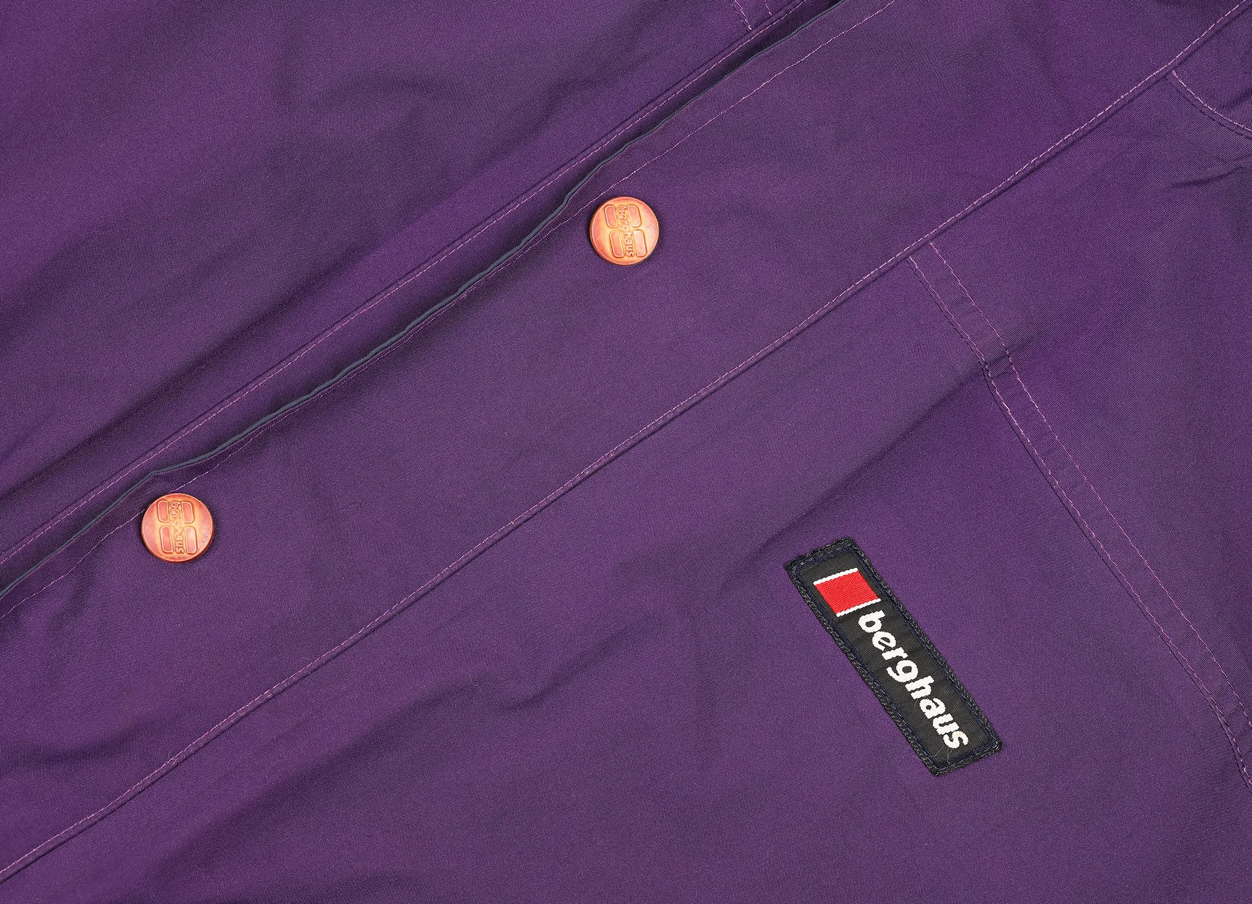 Womens 90s Berghaus Glissade I.A Rain Jacket - Purple - Womens M