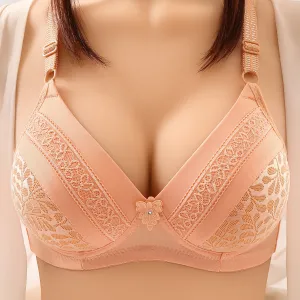 Women's Fashion Back Three Breasted Wireless Bra