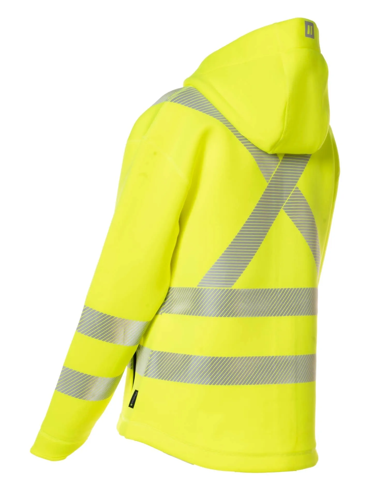 Women's Lime Technical Safety Zip-Up Softshell Hoodie