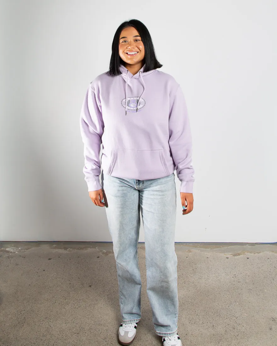 Womens Oval Hoodie - Lavender
