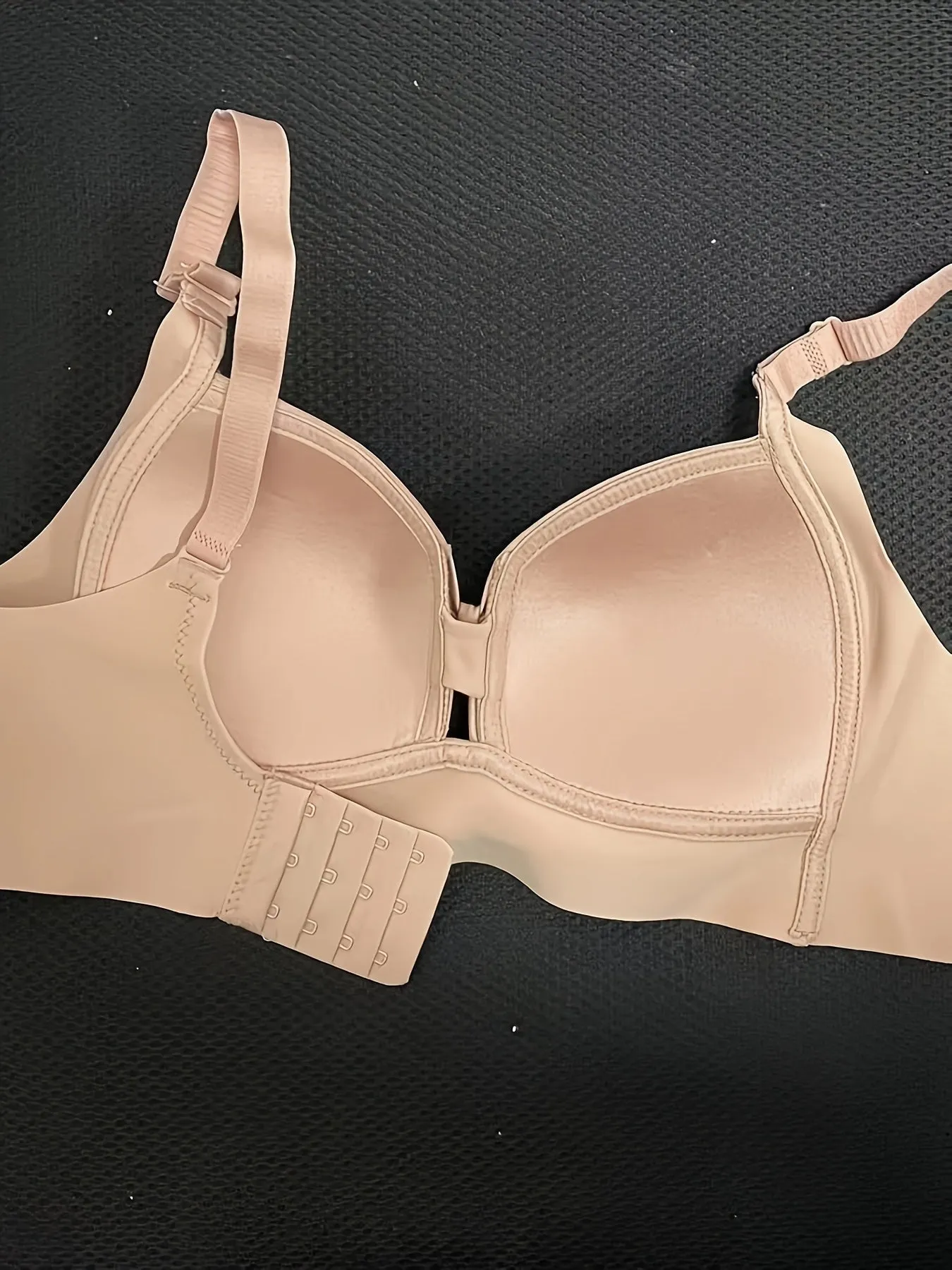 Women's Ruched Cut Out Bra | Comfy Wireless Push Up