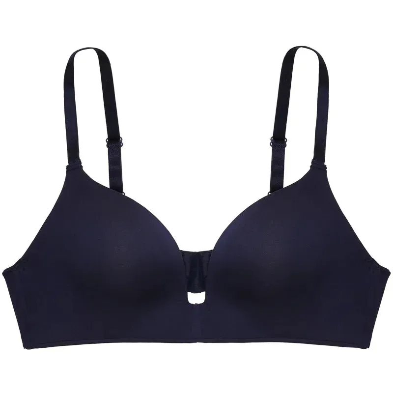 Women's Seamless Push - Up Wireless Bralette - Soft, No Steel Ring, Adjustable Straps