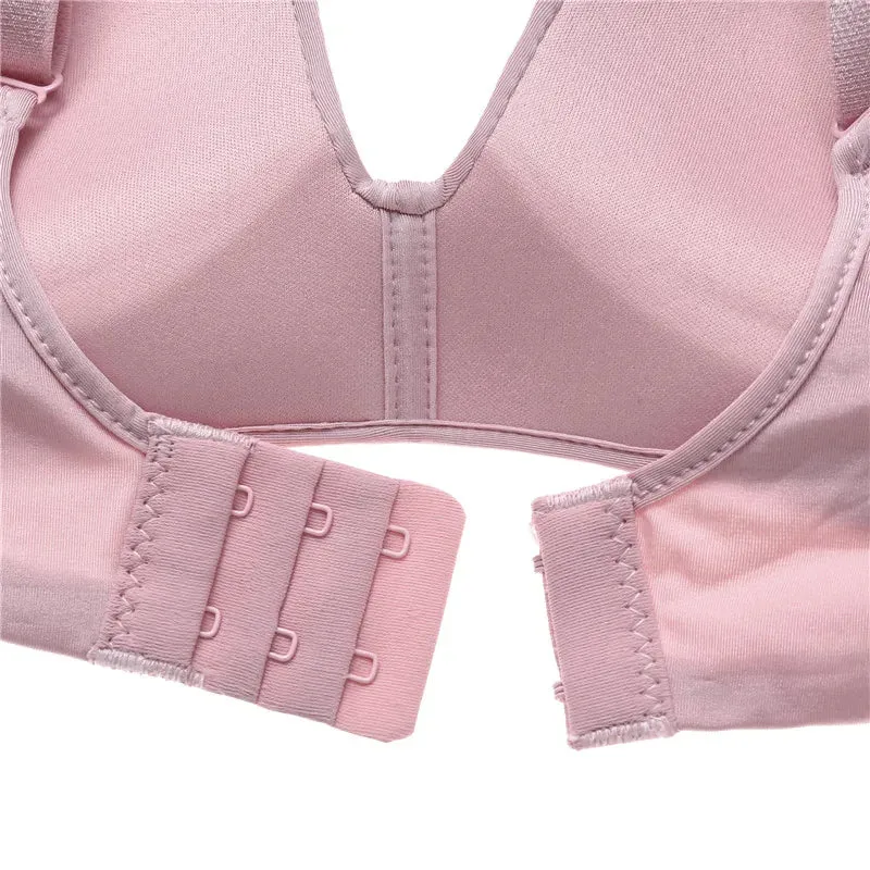 Women's Seamless Push - Up Wireless Bralette - Soft, No Steel Ring, Adjustable Straps