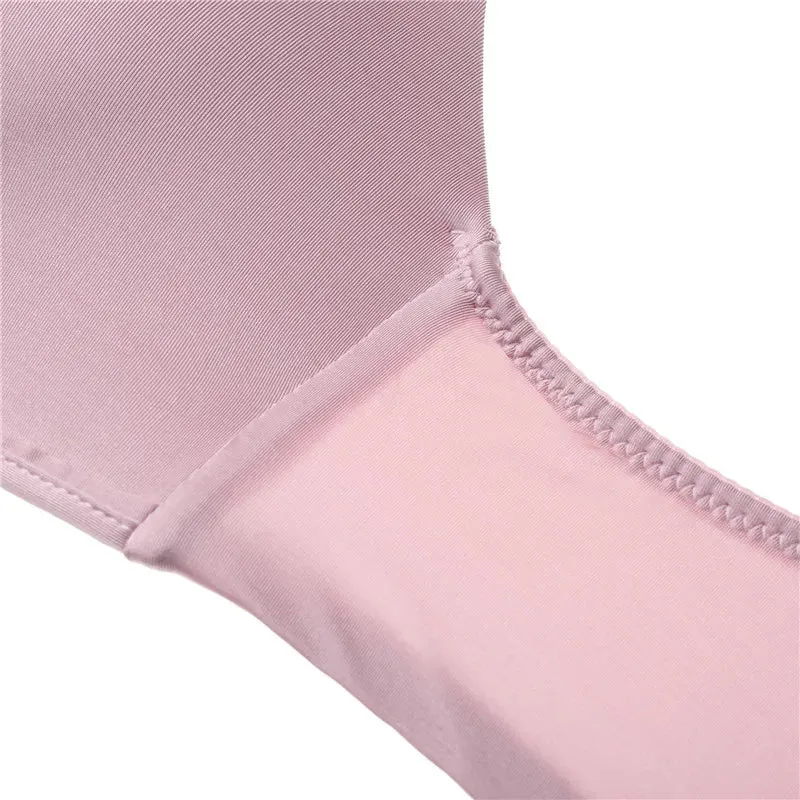 Women's Seamless Push - Up Wireless Bralette - Soft, No Steel Ring, Adjustable Straps
