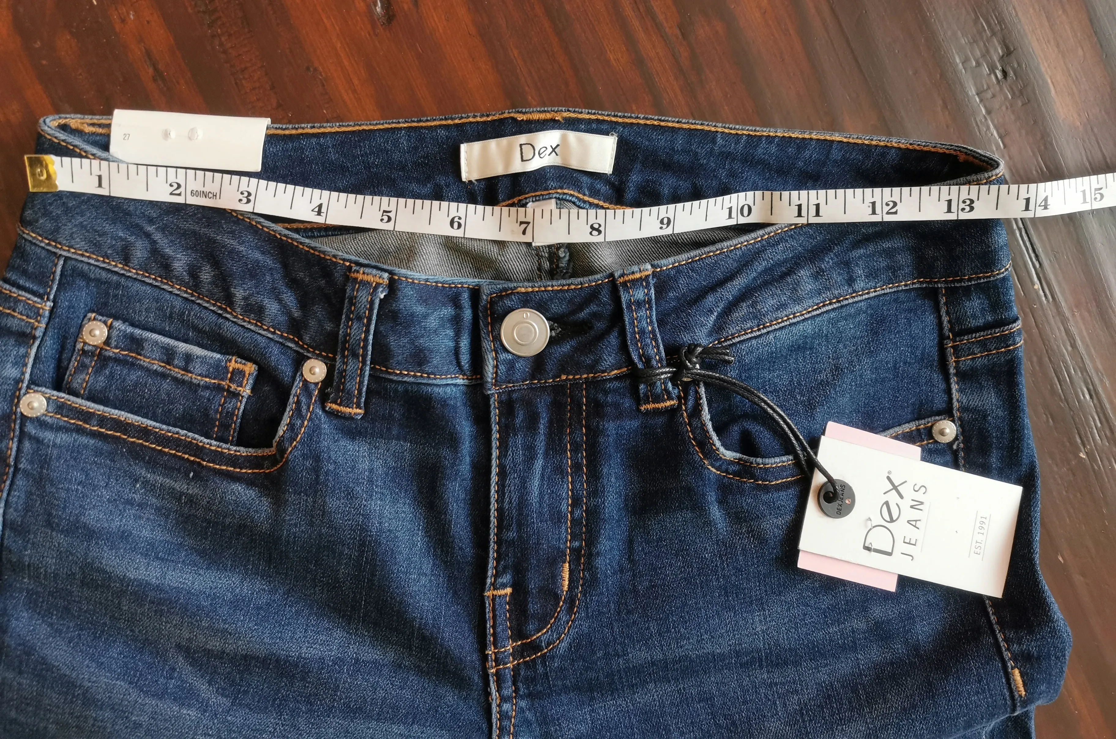 WOMENS SIZE 27/32 - DEX, Bootcut Jeans NWT B5