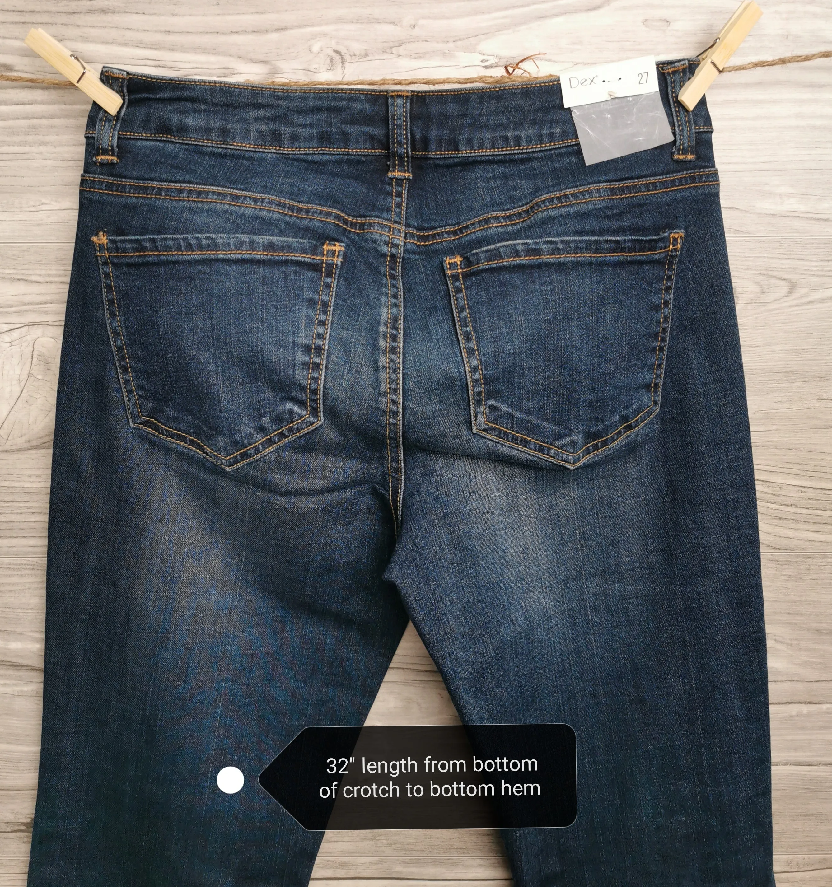 WOMENS SIZE 27/32 - DEX, Bootcut Jeans NWT B5