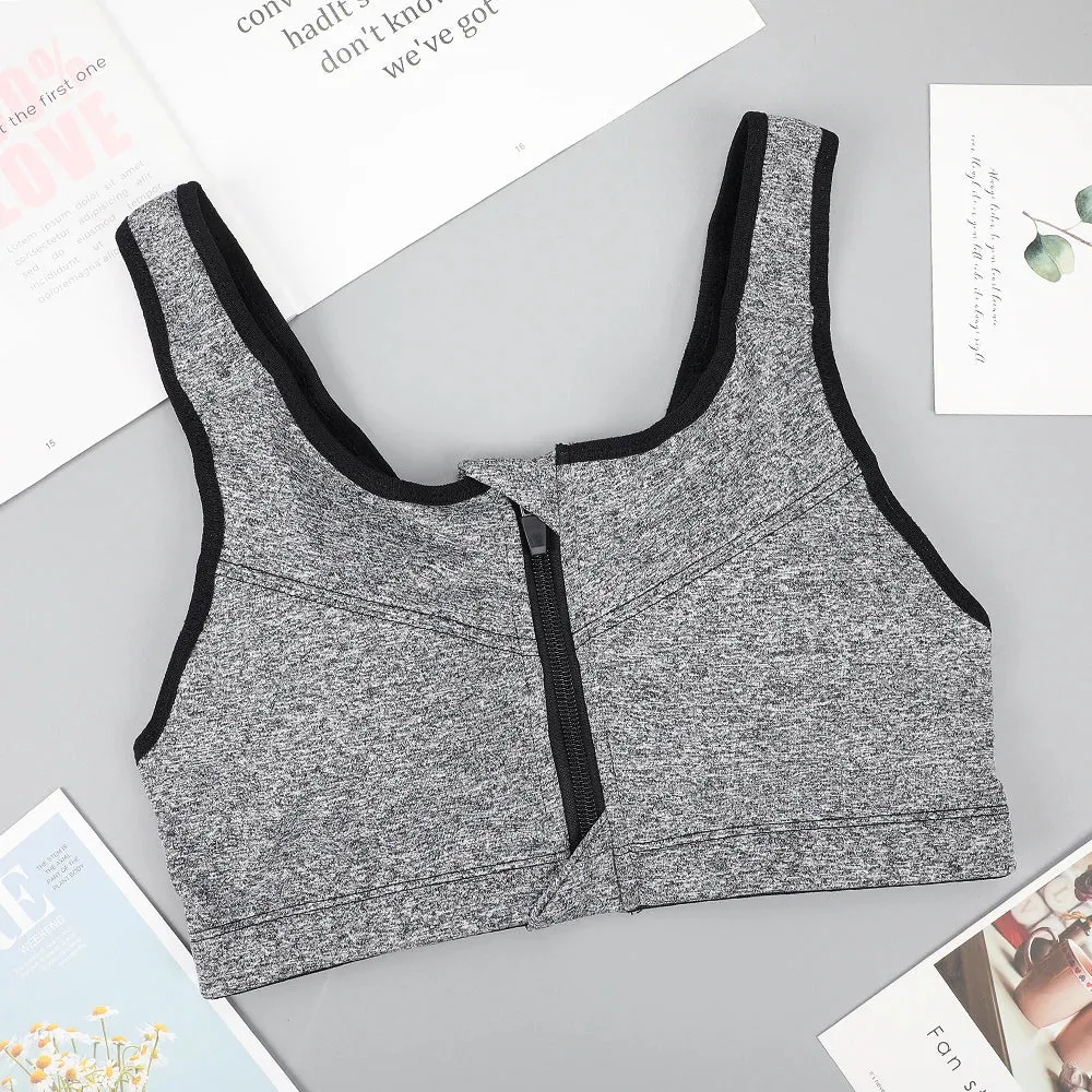 Women's Sports Bra Crop Top - Feminine Fitness Sportswear