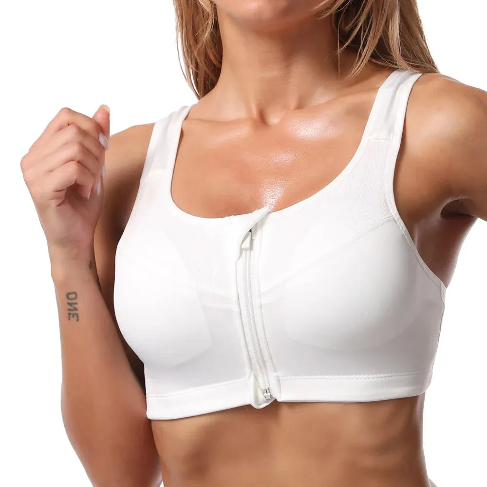 Women's Sports Bra Crop Top - Feminine Fitness Sportswear