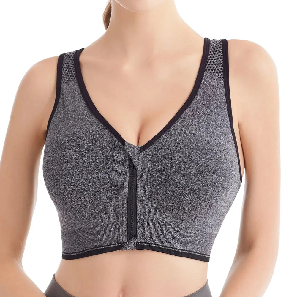 Women's Sports Bra Crop Top - Feminine Fitness Sportswear