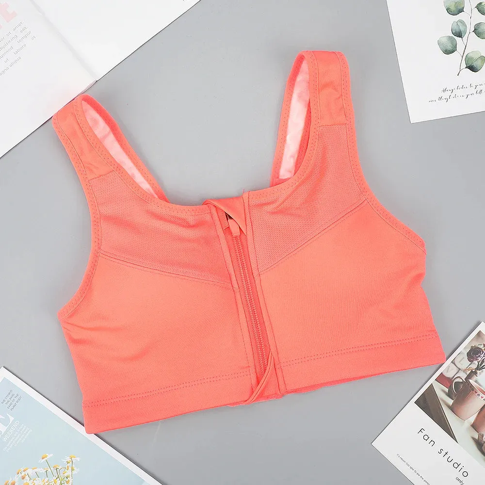 Women's Sports Bra Crop Top - Feminine Fitness Sportswear