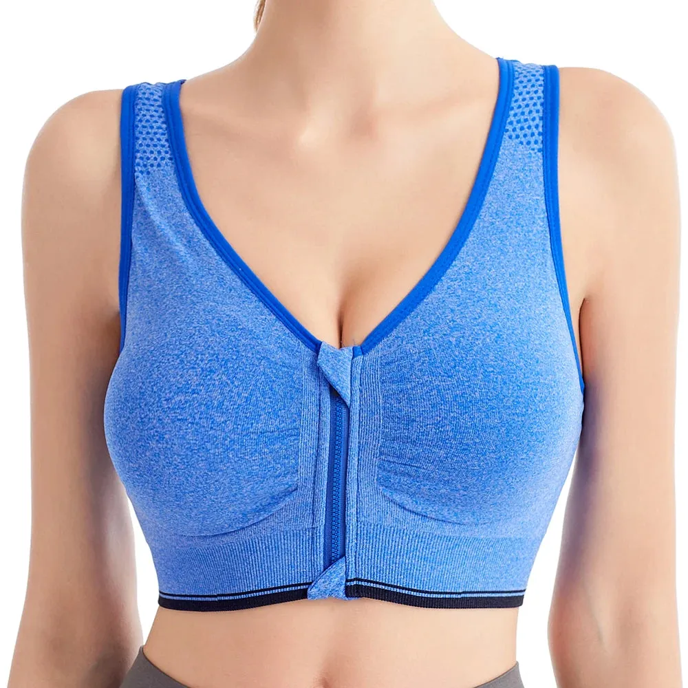 Women's Sports Bra Crop Top - Feminine Fitness Sportswear