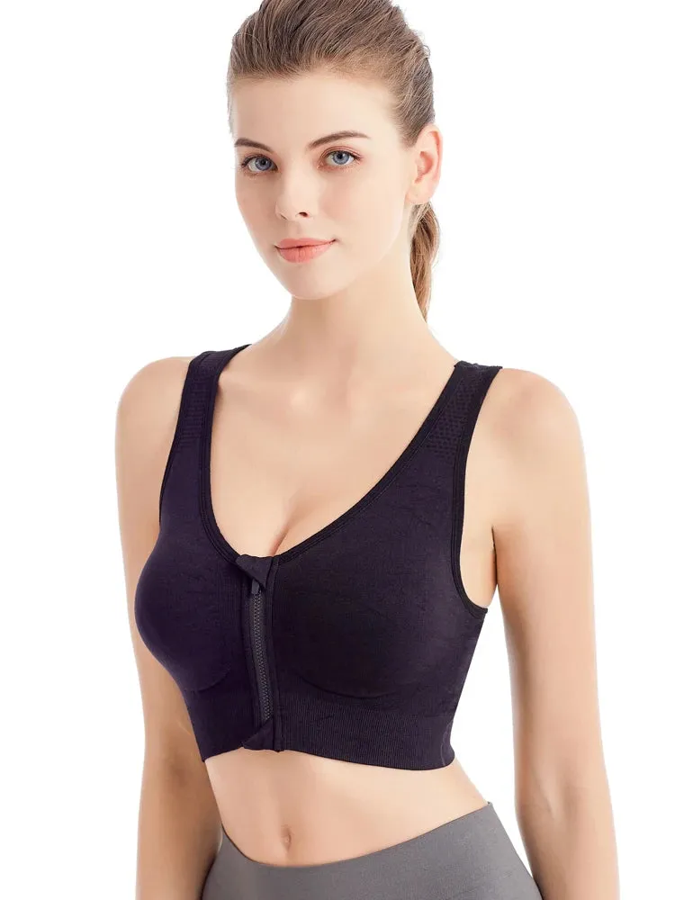 Women's Sports Bra Crop Top - Feminine Fitness Sportswear