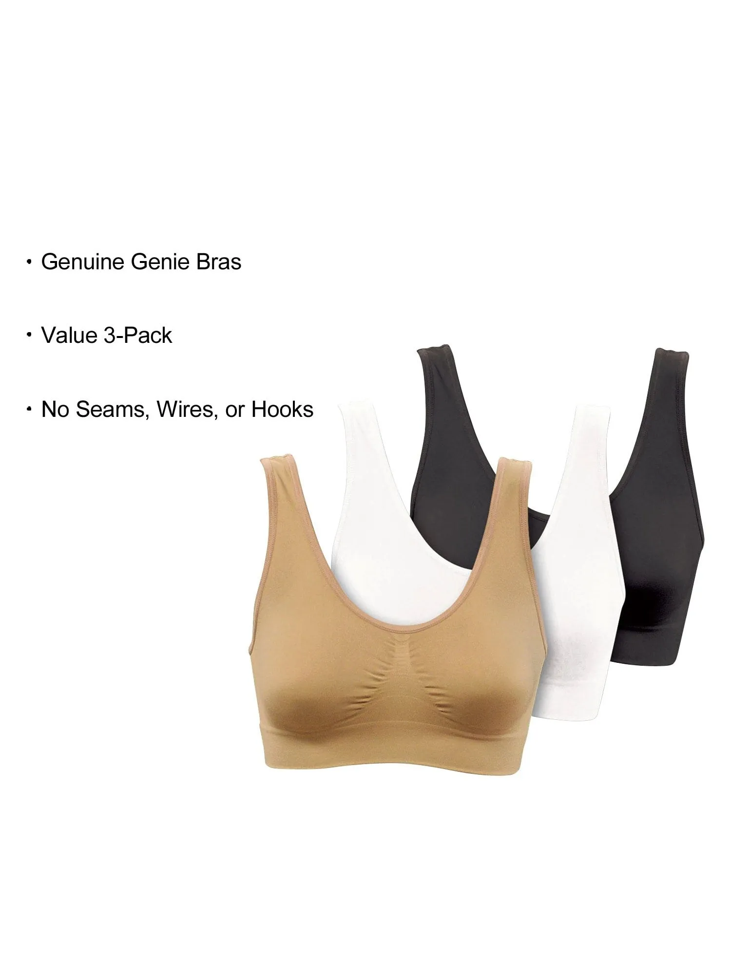 Women's Sports Bra Seamless 3-Pack
