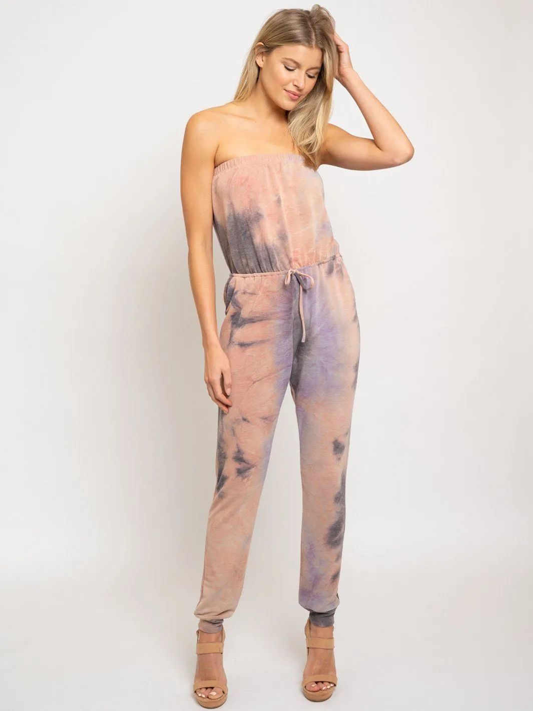WOMEN'S TIE DYE JUMPSUIT