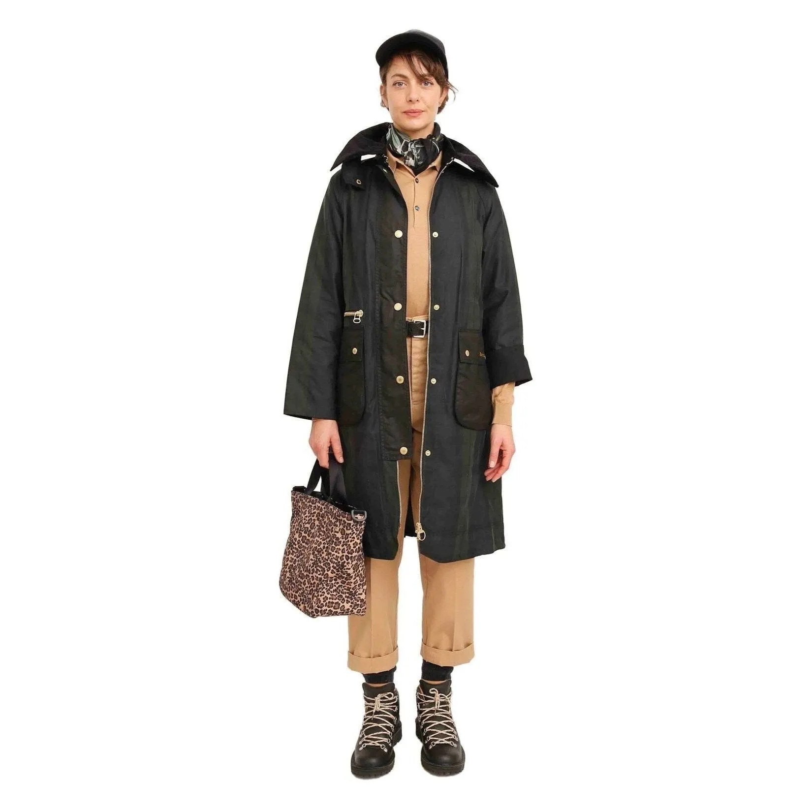 Women's Townfield Wax Jacket, Navy/Ancient