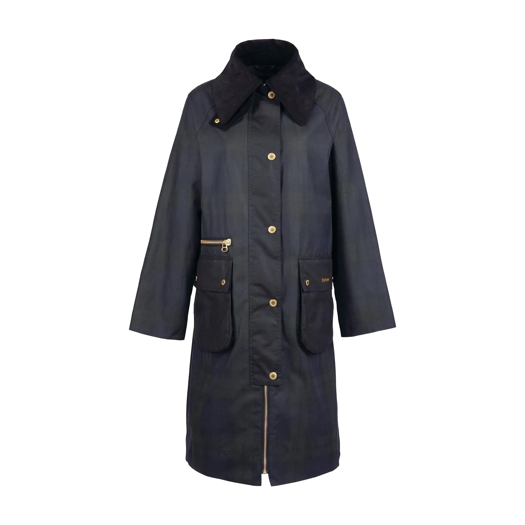 Women's Townfield Wax Jacket, Navy/Ancient