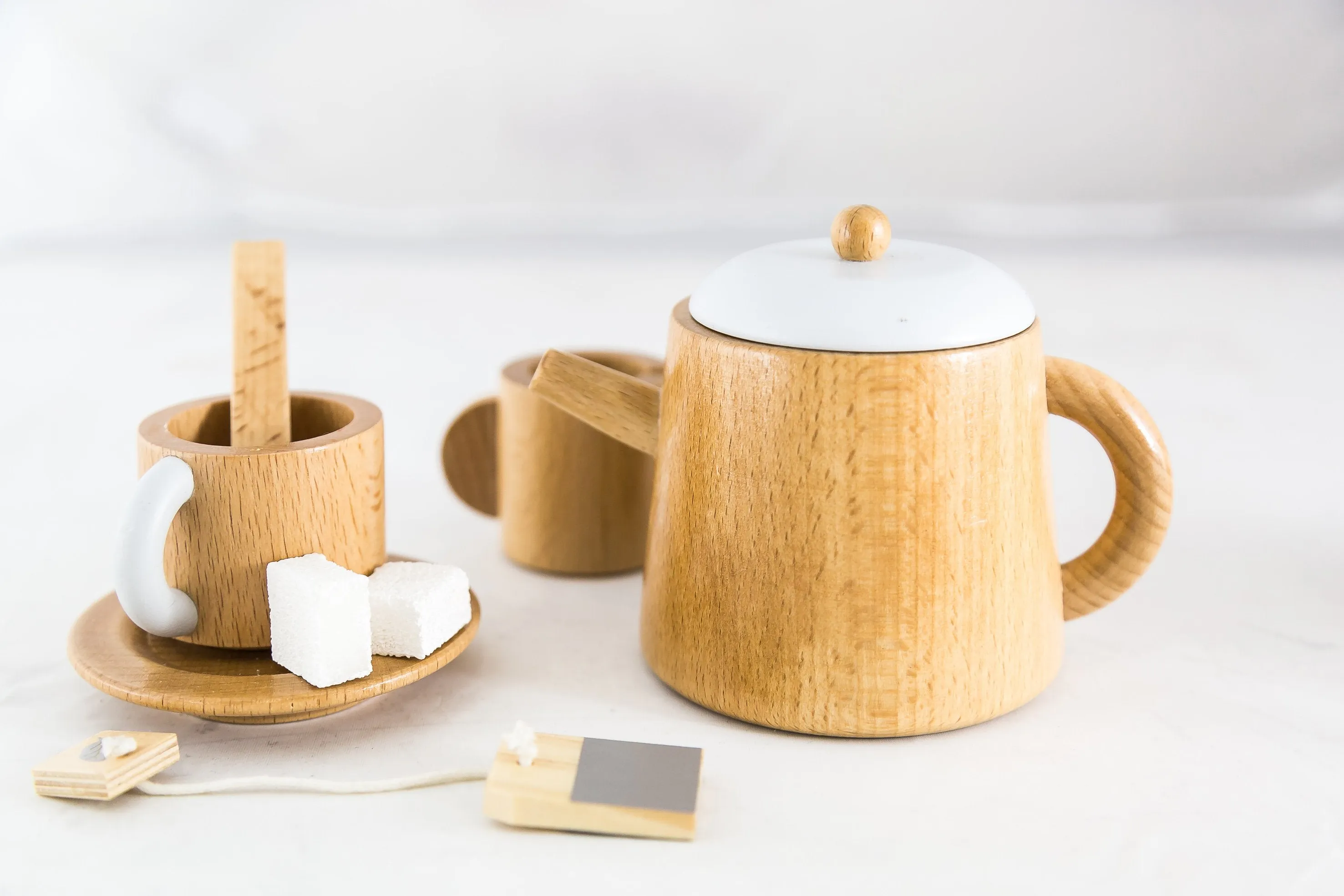 Wooden Tea Set