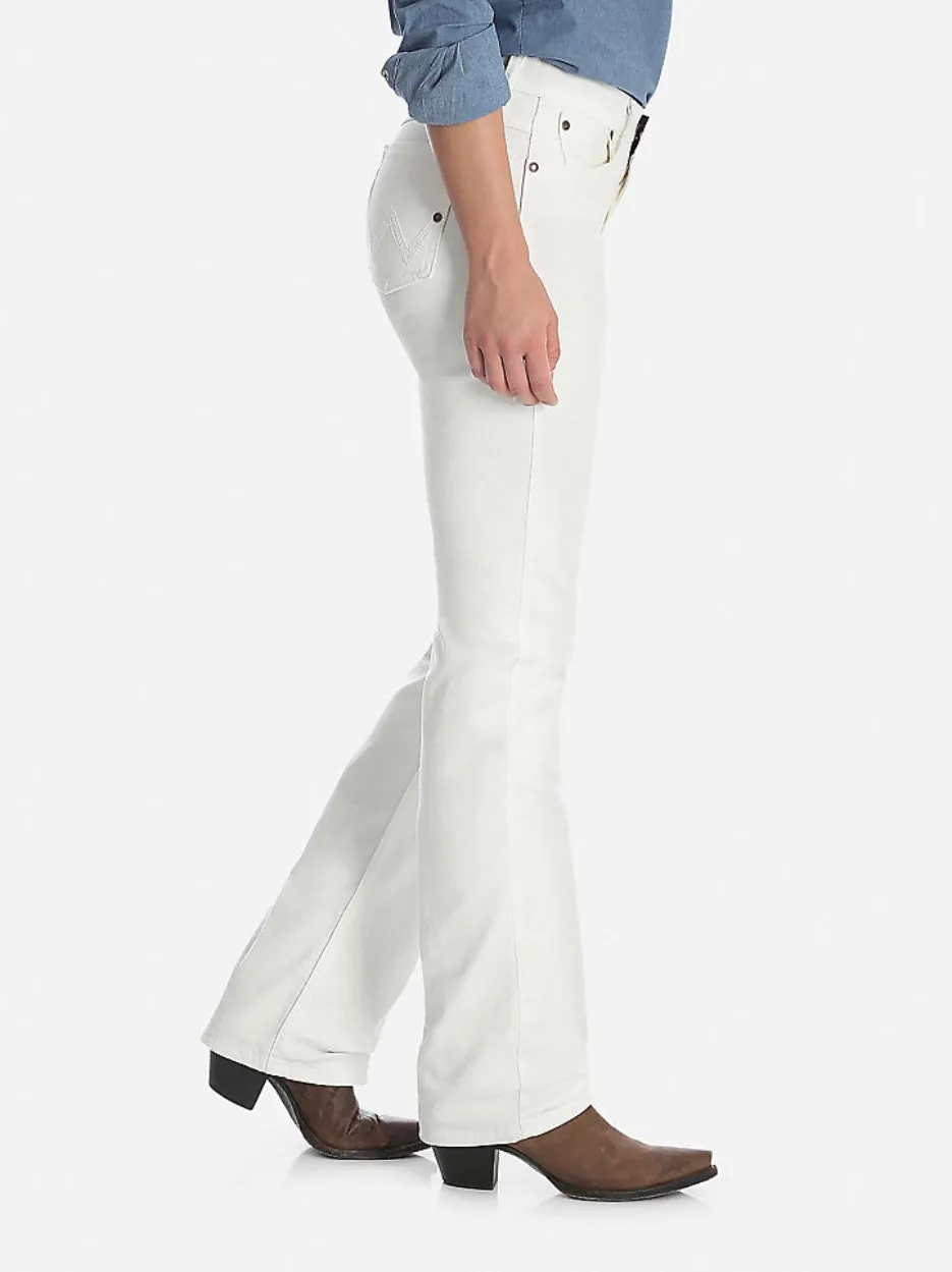 Wrangler White Bootcut Jeans