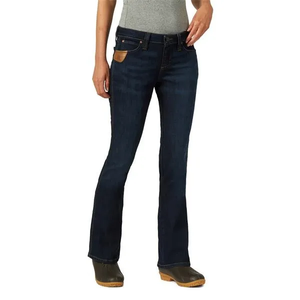 Wrangler Women's Riggs Regular Fit 5 Pocket Boot Cut Jean