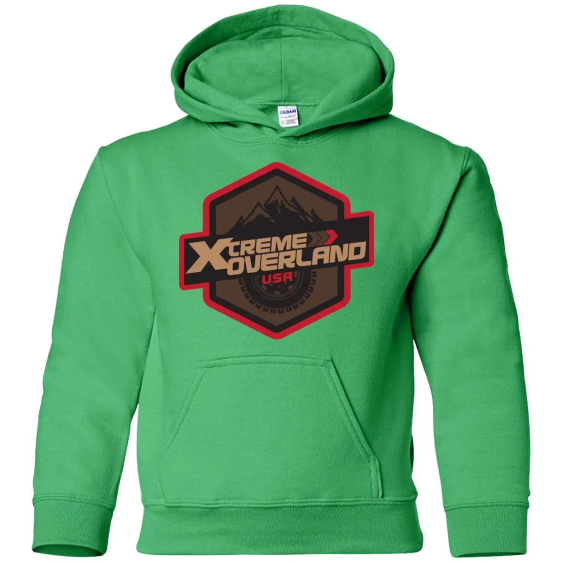 Xtreme Overland G185B Gildan Youth Pullover Hoodie