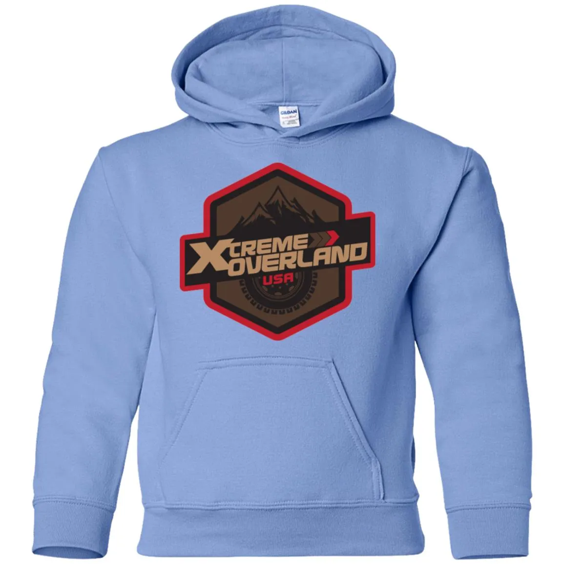 Xtreme Overland G185B Gildan Youth Pullover Hoodie