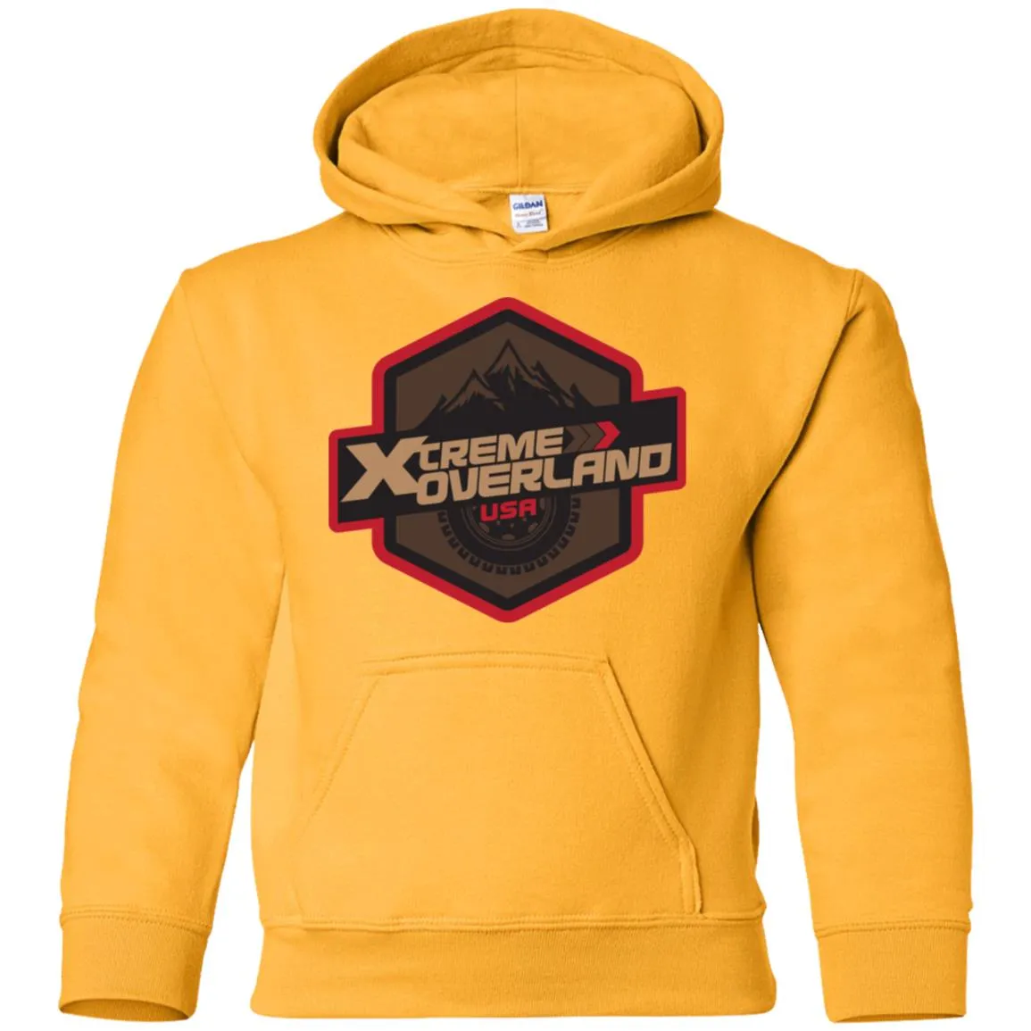 Xtreme Overland G185B Gildan Youth Pullover Hoodie