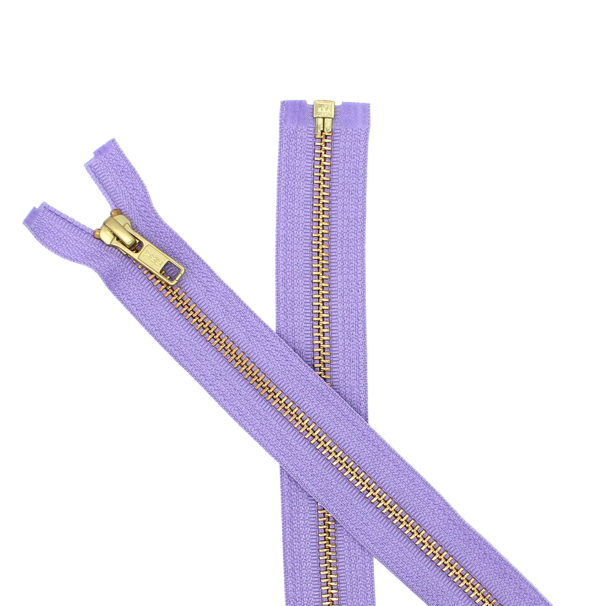 YKK #5 Brass Jacket Separating Zippers - Stock Colors 1