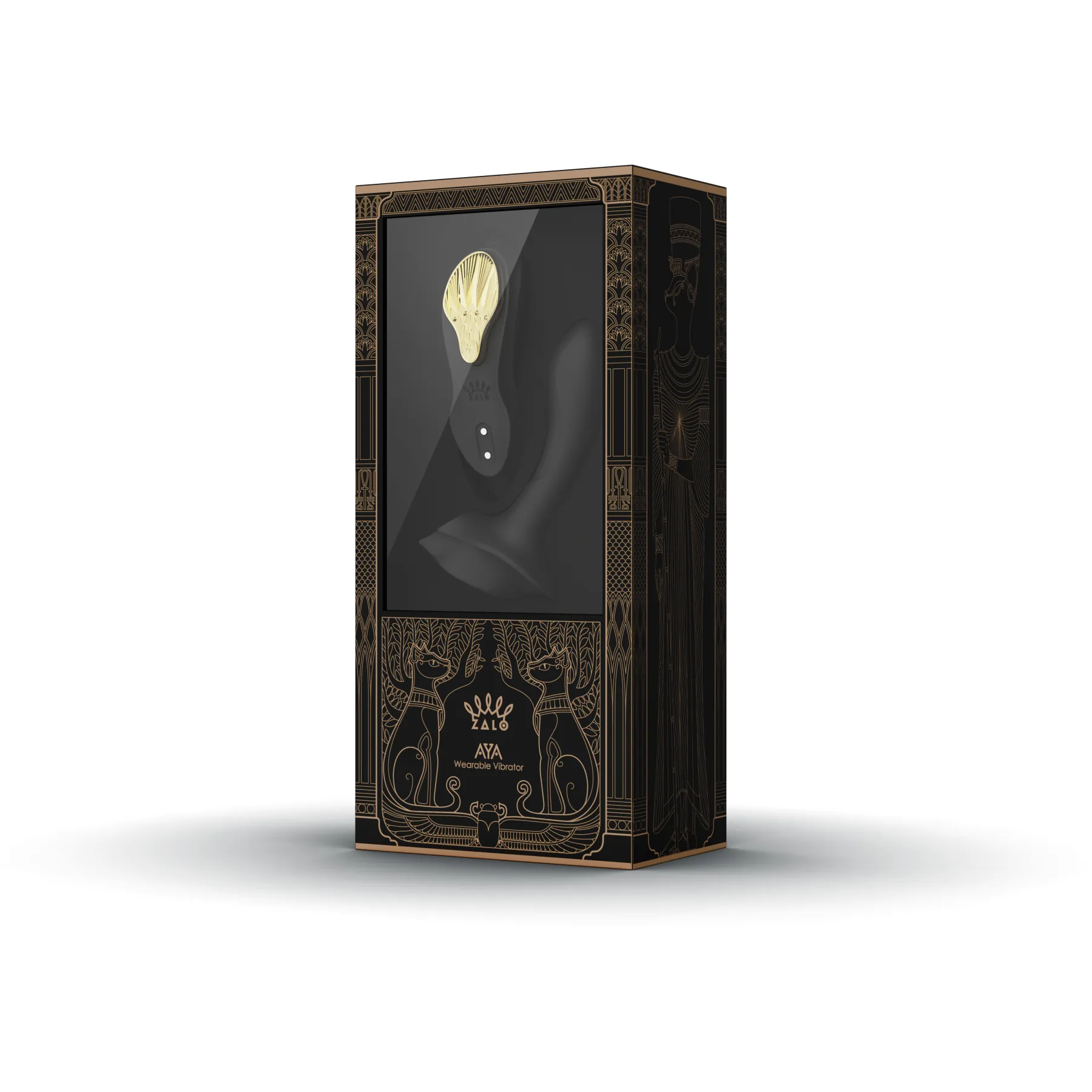ZALO Aya Wearable Vibrator Obsidian Black