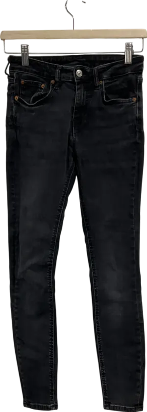 ZARA The Skinny Jean In Moon Black Jeans W36