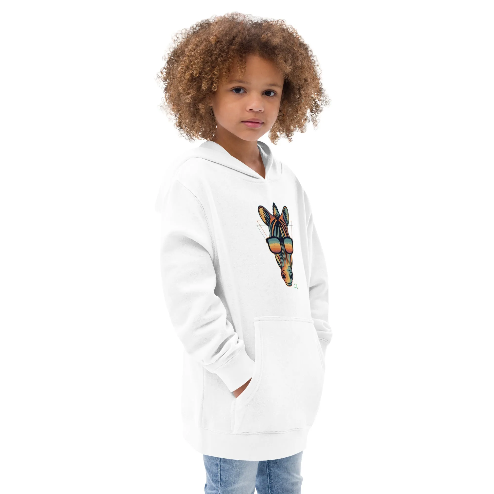 Zebra Fleece Graphic Hoodie