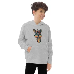 Zebra Fleece Graphic Hoodie