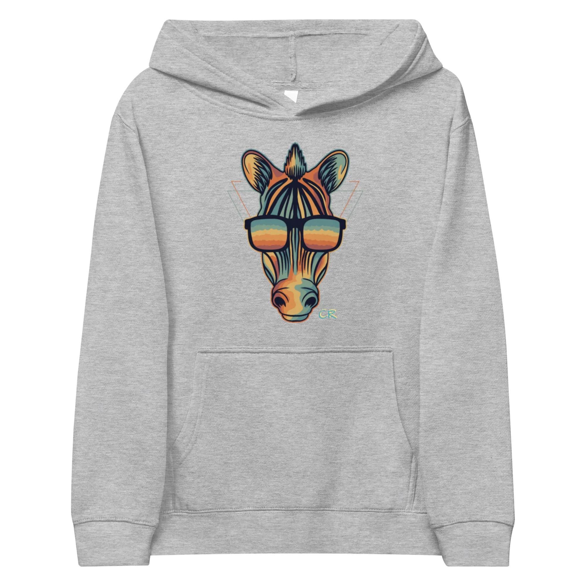 Zebra Fleece Graphic Hoodie