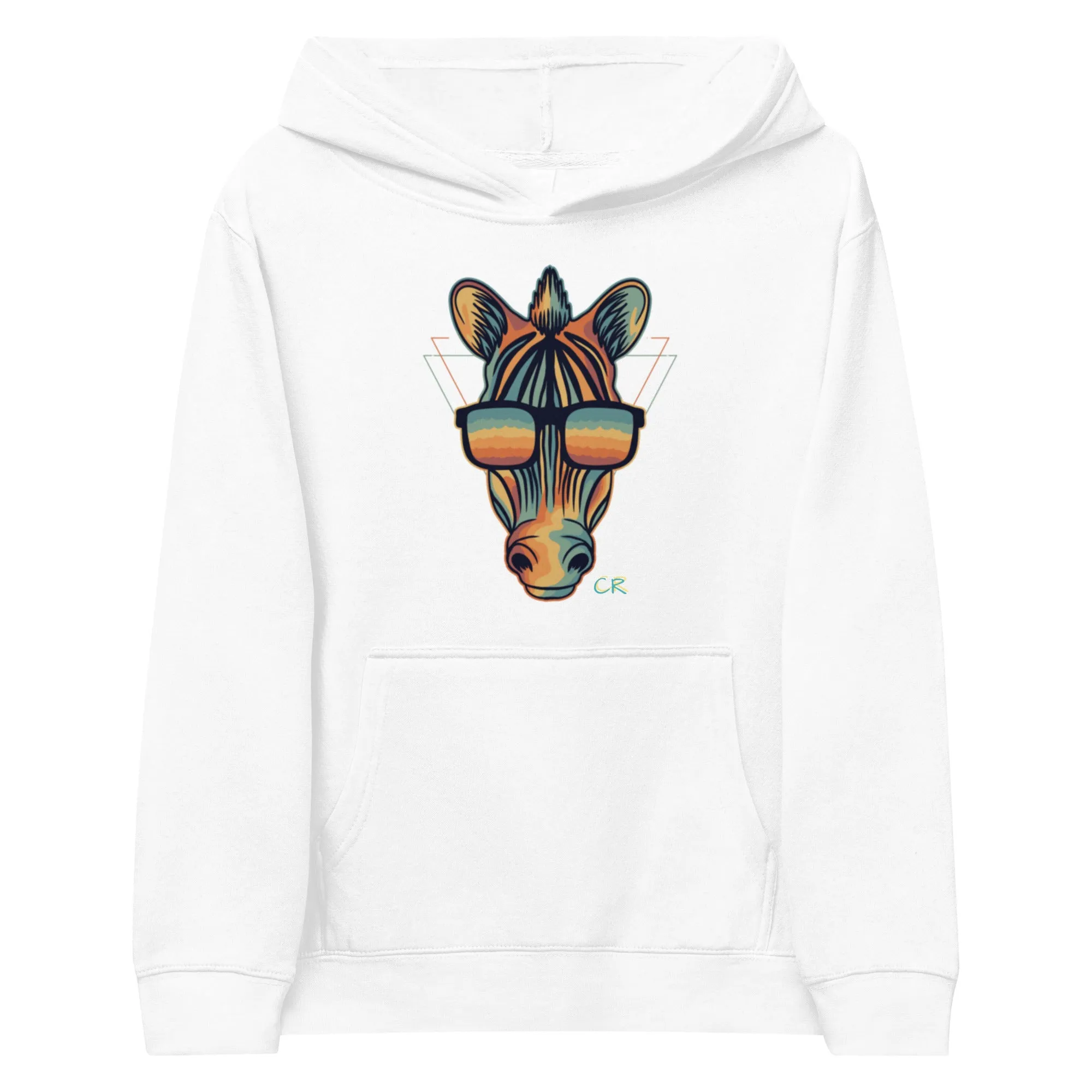 Zebra Fleece Graphic Hoodie