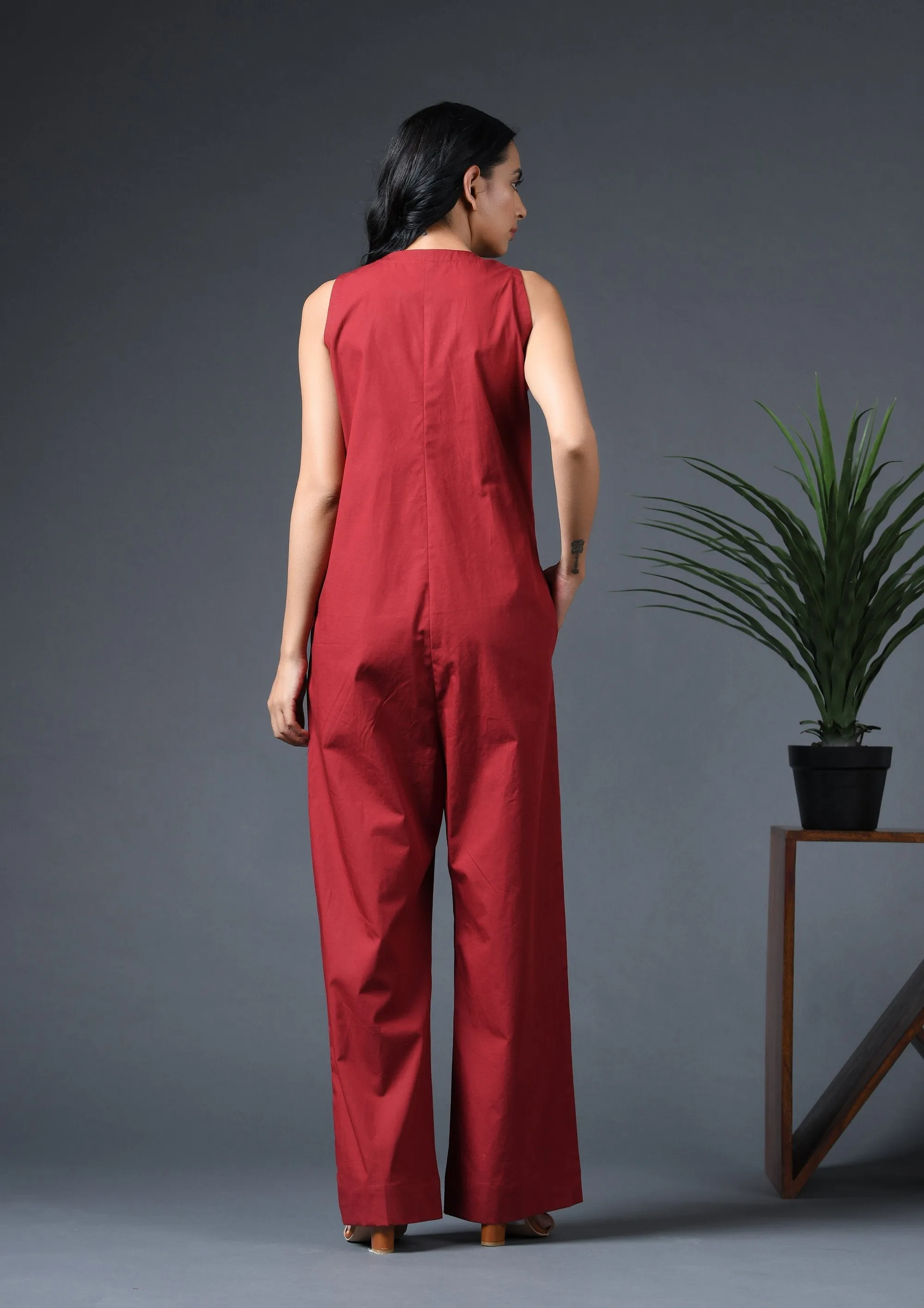 ZIPPER JUMPSUIT