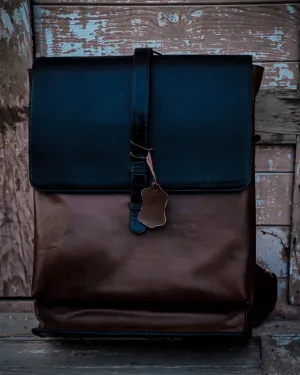 Zwier Brown Leather Backpack